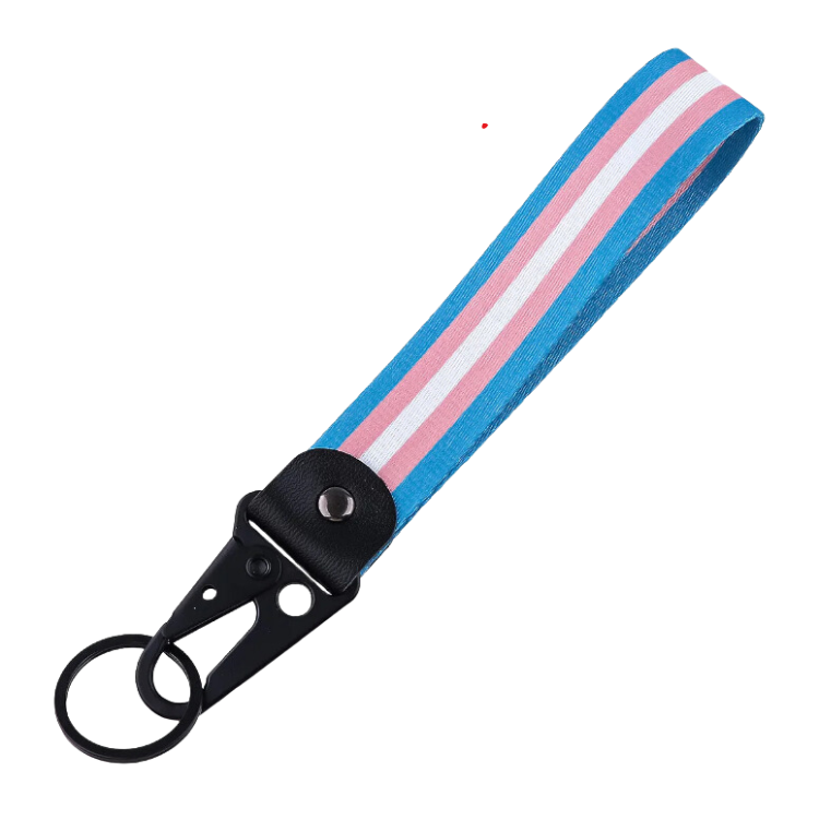 Transgender LGBT Pride Keychain