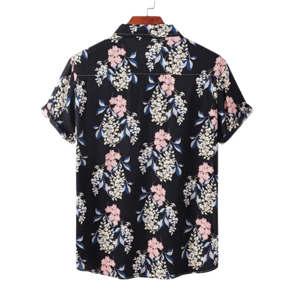 Black Tropical Vibes Short Sleeve Shirts by Out Of Stock sold by Queer In The World: The Shop - LGBT Merch Fashion