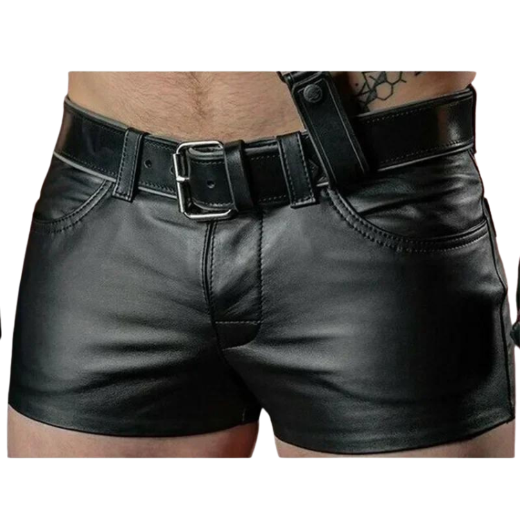 Urban Daddy PU Leather Shorts