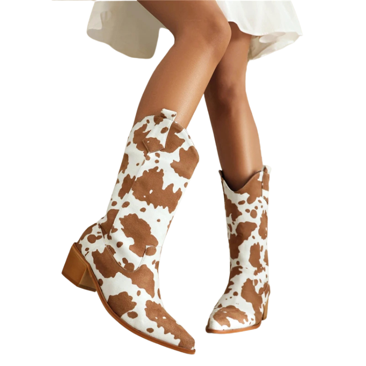 Wild West Chic CalfLength Fashion Boots Queer In The World The Shop