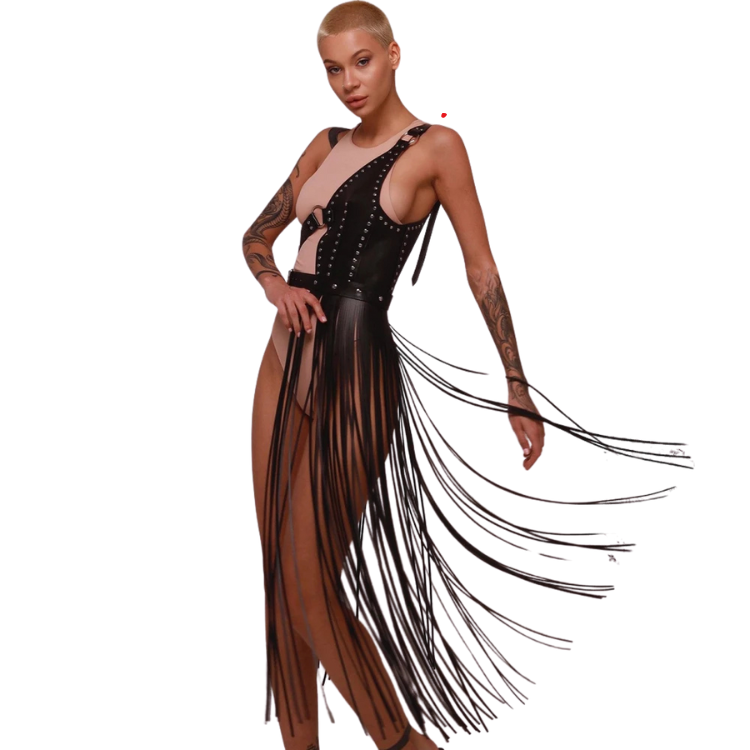 Women's Leather Lingerie Harness – Queer In The World: The Shop