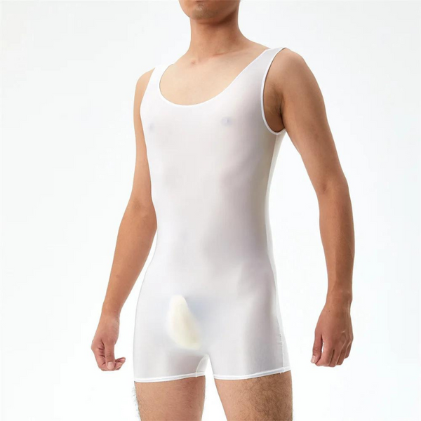 White Wrestling Bodysuit Circuit Party Outfit by Out Of Stock sold by Queer In The World: The Shop - LGBT Merch Fashion