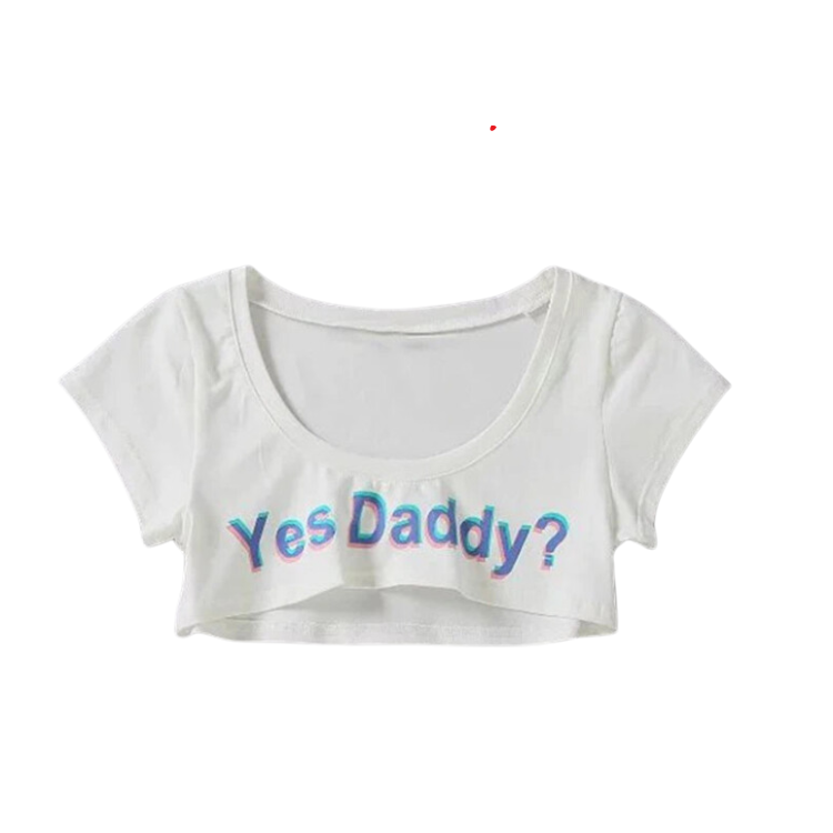 Yes Daddy Crop Tee