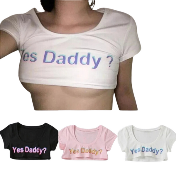 Yes Daddy Crop Tee