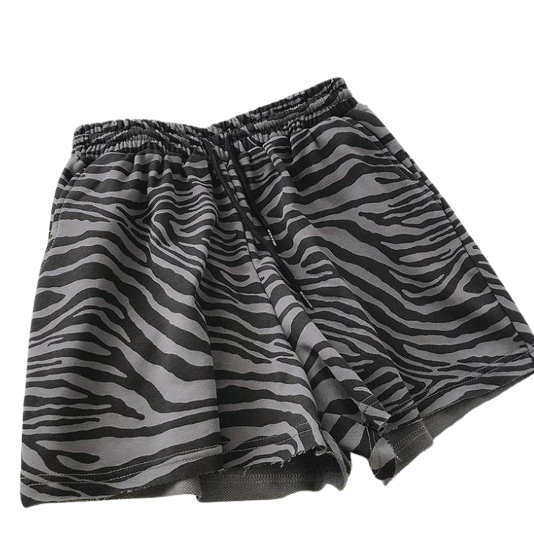 Zebra Stripe Swim Shorts
