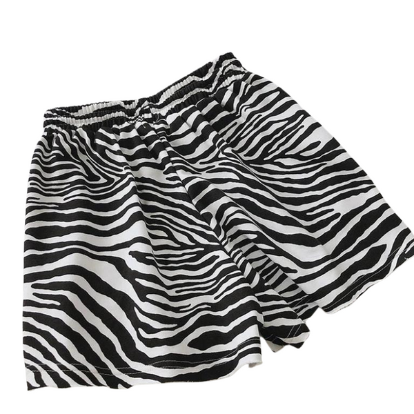 Zebra Stripe Swim Shorts