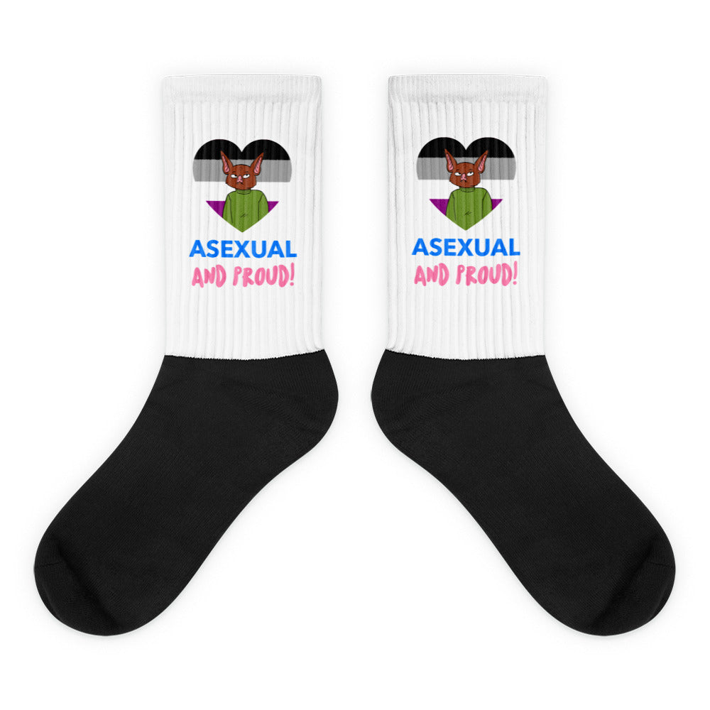 Asexual And Proud Socks