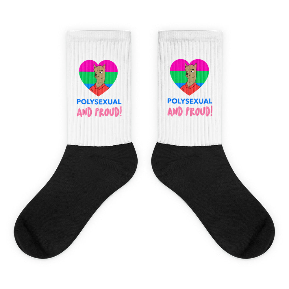 Polysexual And Proud Socks