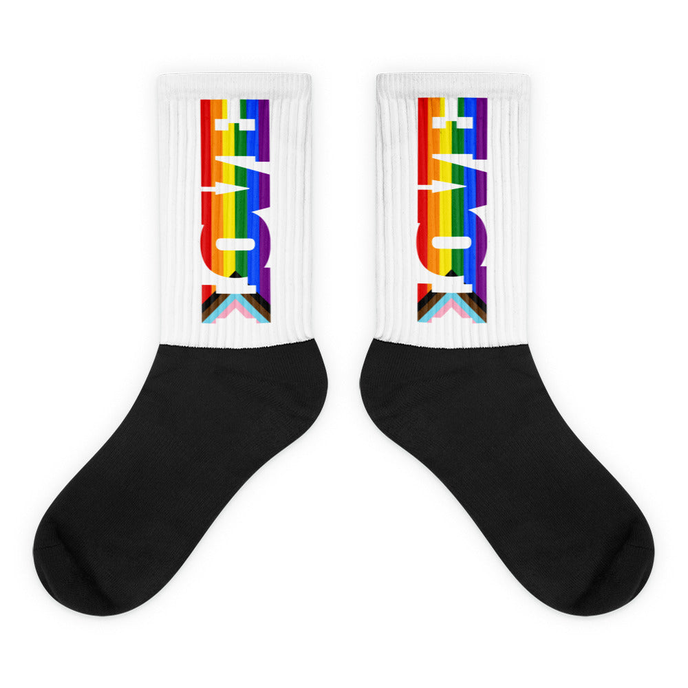 Progress Lgbt Love Socks