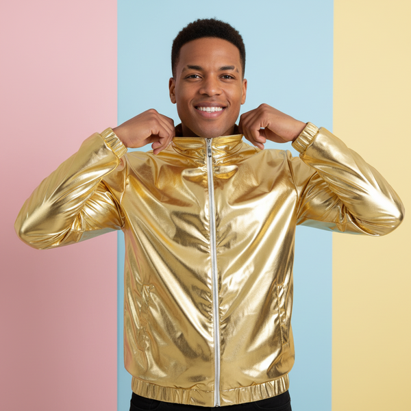 Bold Hip-Hop Nightclub Statement Coat