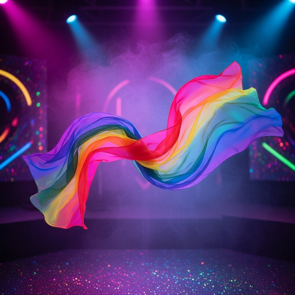 Sashay Away Chiffon Pride Wrap Scarf