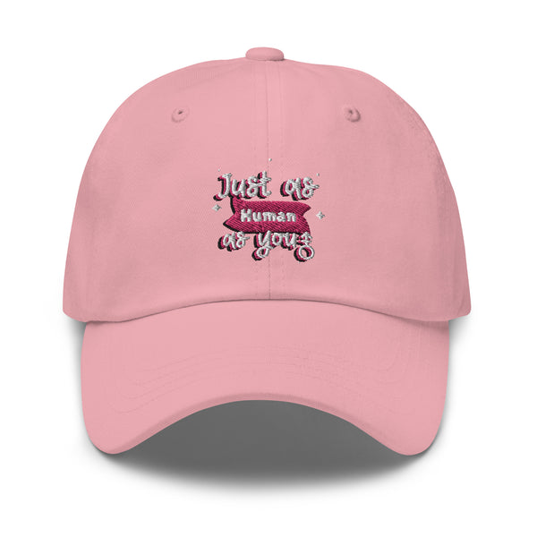 Light pink dad hat with 
