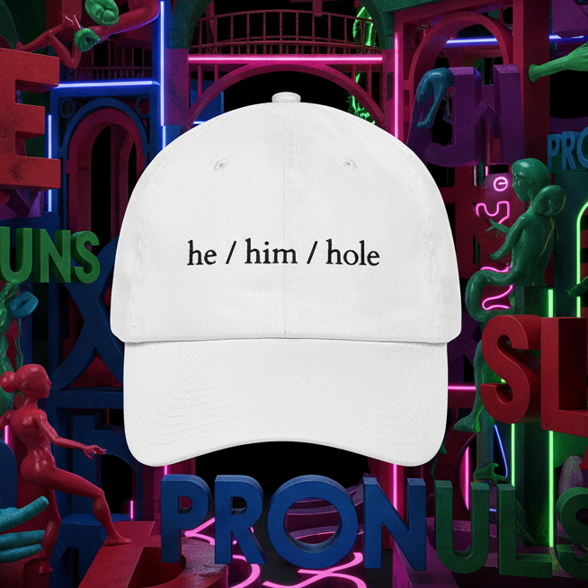 White cap featuring