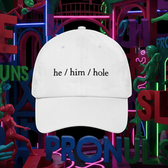 White cap featuring