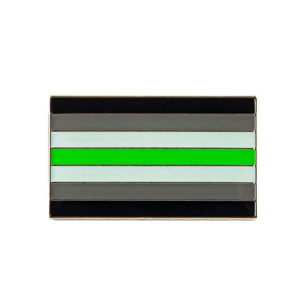 Agender Pride Flag Enamel Pin