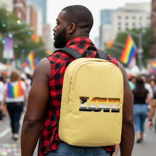 Gay Bear Love Minimalist Backpack with 