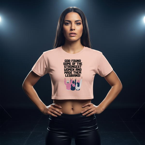 Pink crop top with 