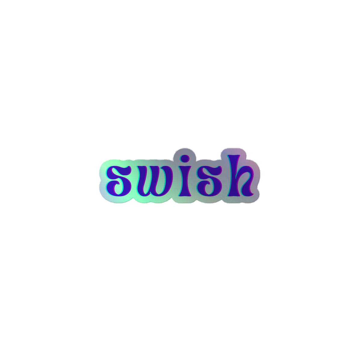 Swish Holographic Stickers – Queer In The World: The Shop