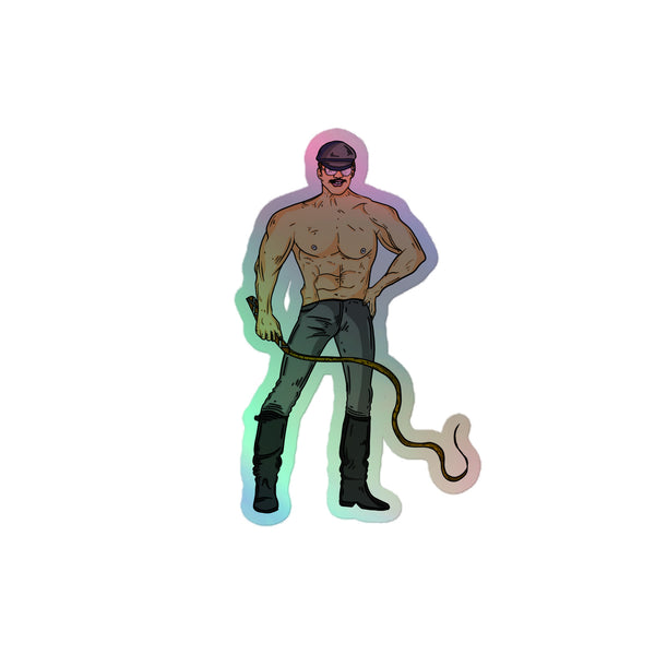 Dominant Daddy Holographic Stickers