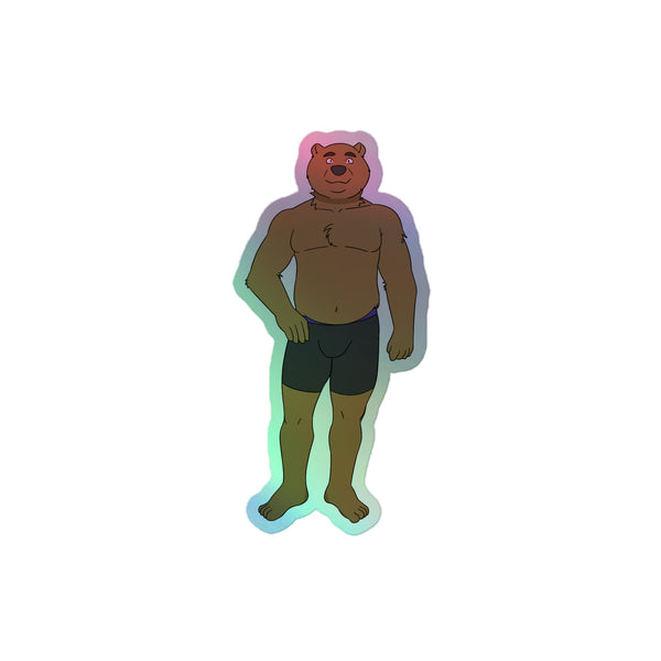 Gay Cub Holographic Stickers