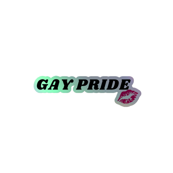 Gay Pride Holographic Stickers