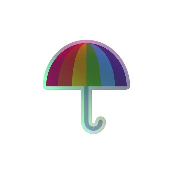 Gay Umbrella Holographic Stickers