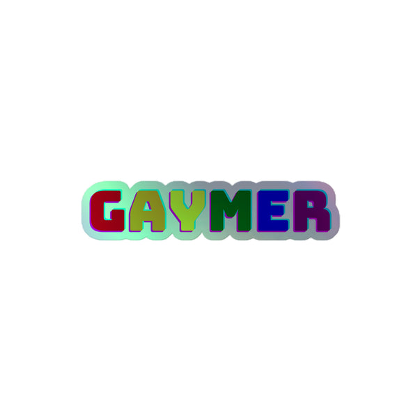 Gaymer Holographic Stickers