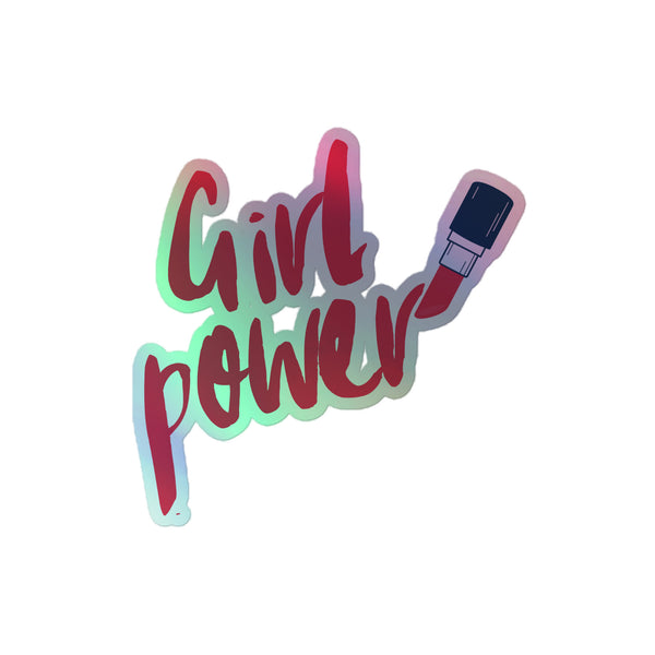 Girl Power Holographic Stickers