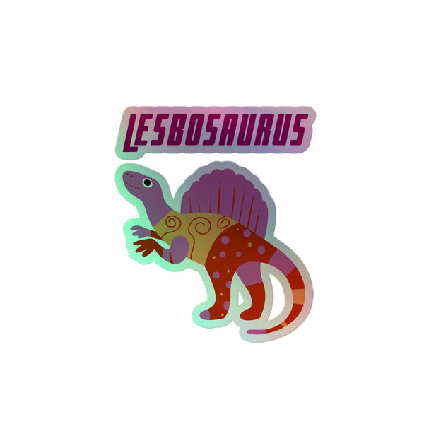 Lesbosaurus Holographic Stickers