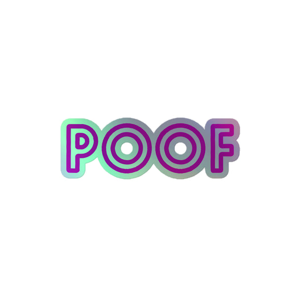 Poof Holographic Stickers