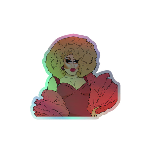 Sassy Trixie Mattel Holographic Stickers