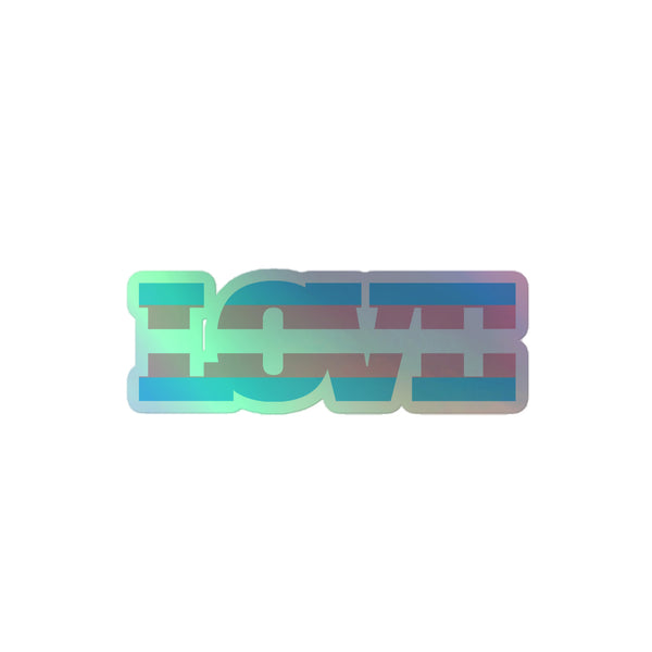 Transgender Love Holographic Stickers