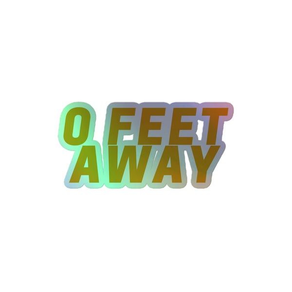 Zero Feet Away Grindr Holographic Stickers