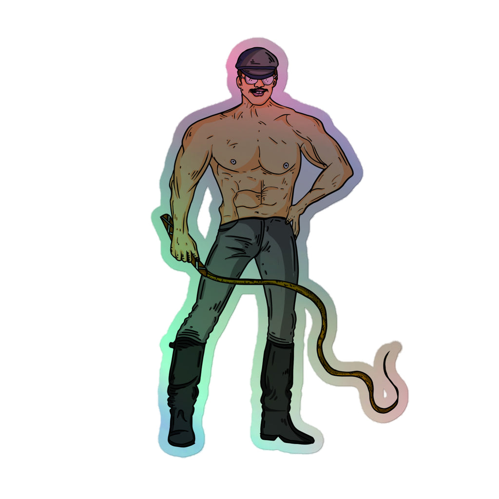 Dominant Daddy Holographic Stickers