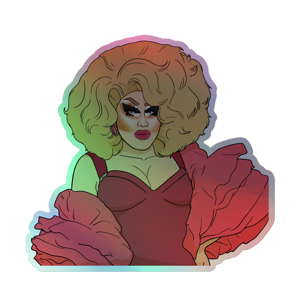 Sassy Trixie Mattel Holographic Stickers