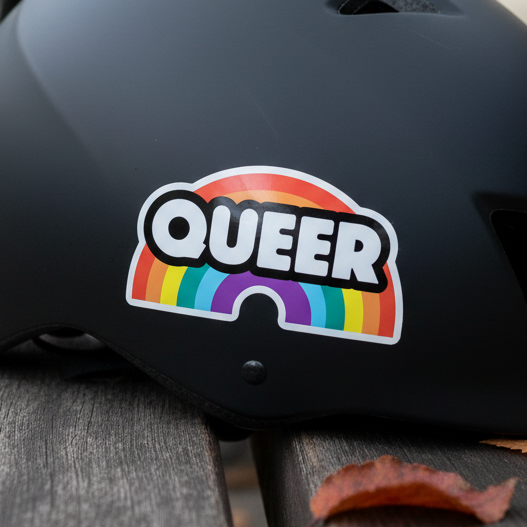 Queer Bubble-Free Stickers