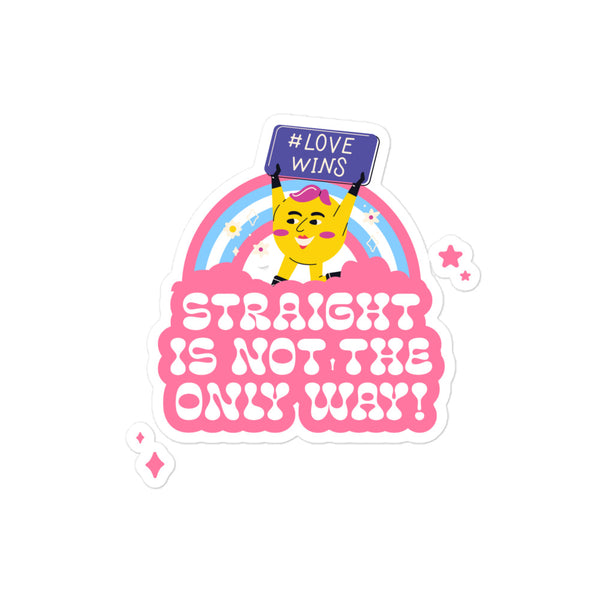 Straight Is Not The Only Way! Bubble-Free Stickers