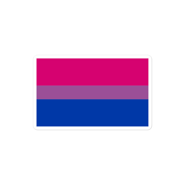 Bisexual Flag Bubble-Free Stickers