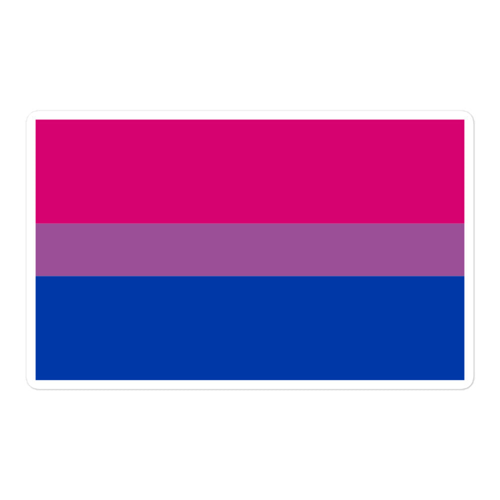 Bisexual Flag Bubble-Free Stickers