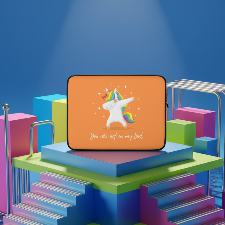 You Are Not On My Level Laptop Sleeve