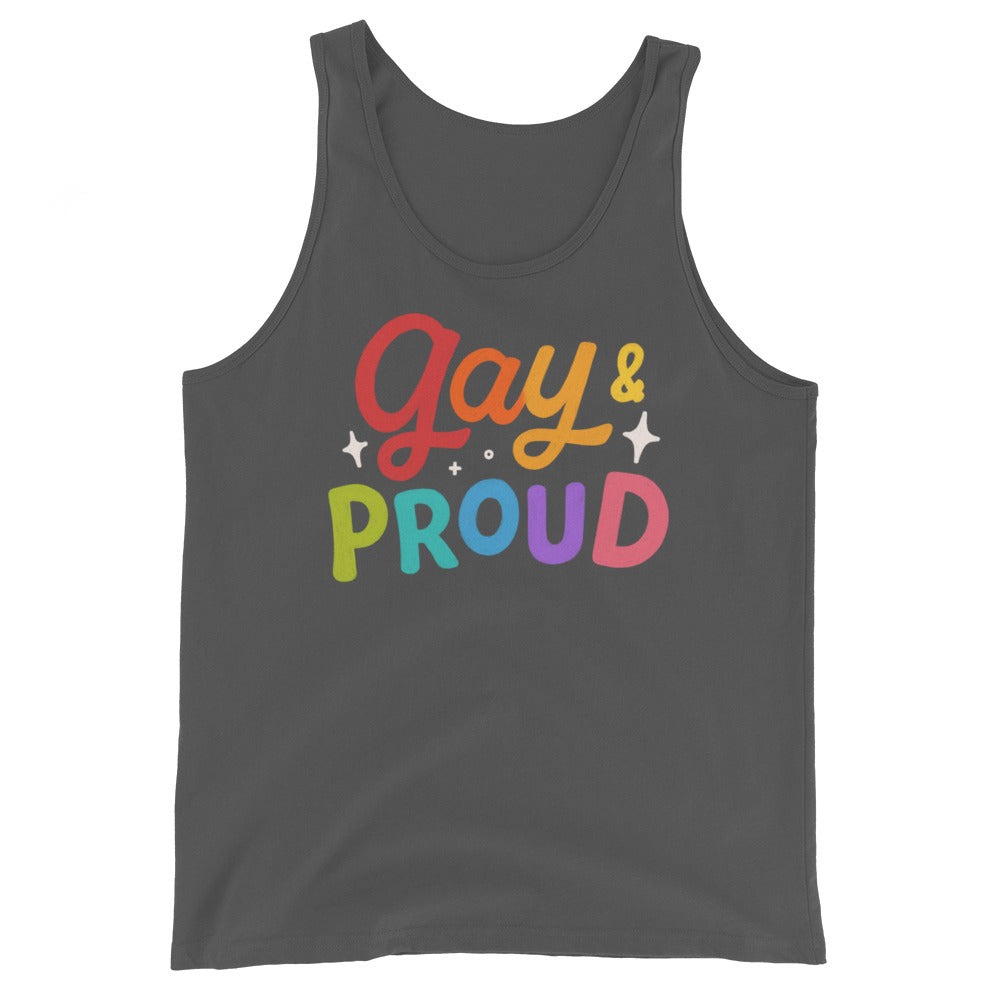 Gay & Proud Unisex Tank Top