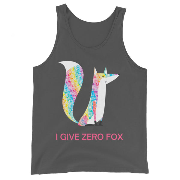 I Give Zero Fox Unisex Tank Top