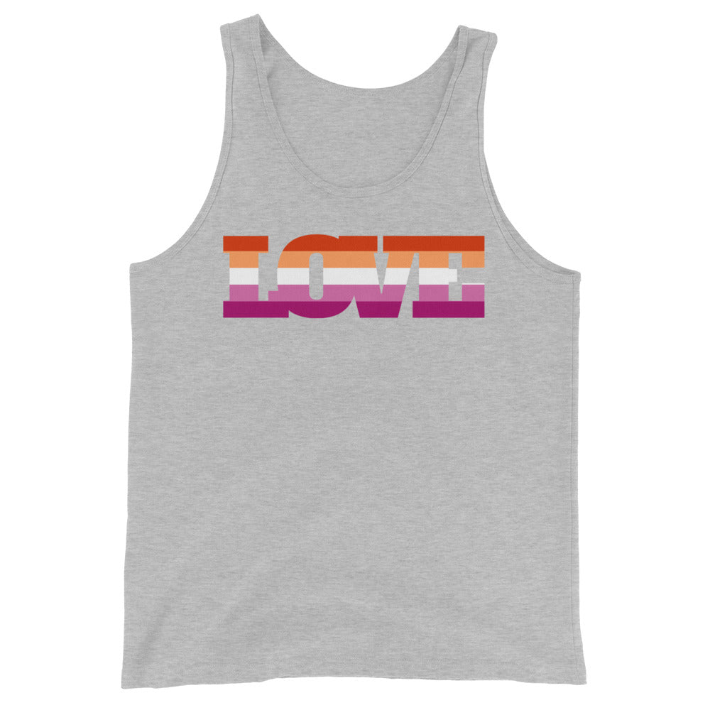 Lesbian Love Unisex Tank Top