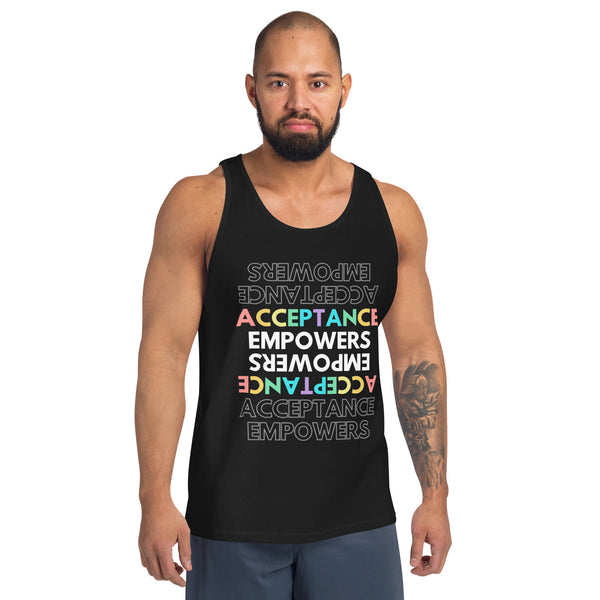 Acceptance Empowers Unisex Tank Top