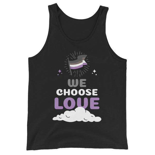 Asexual We Choose Love Unisex Tank Top