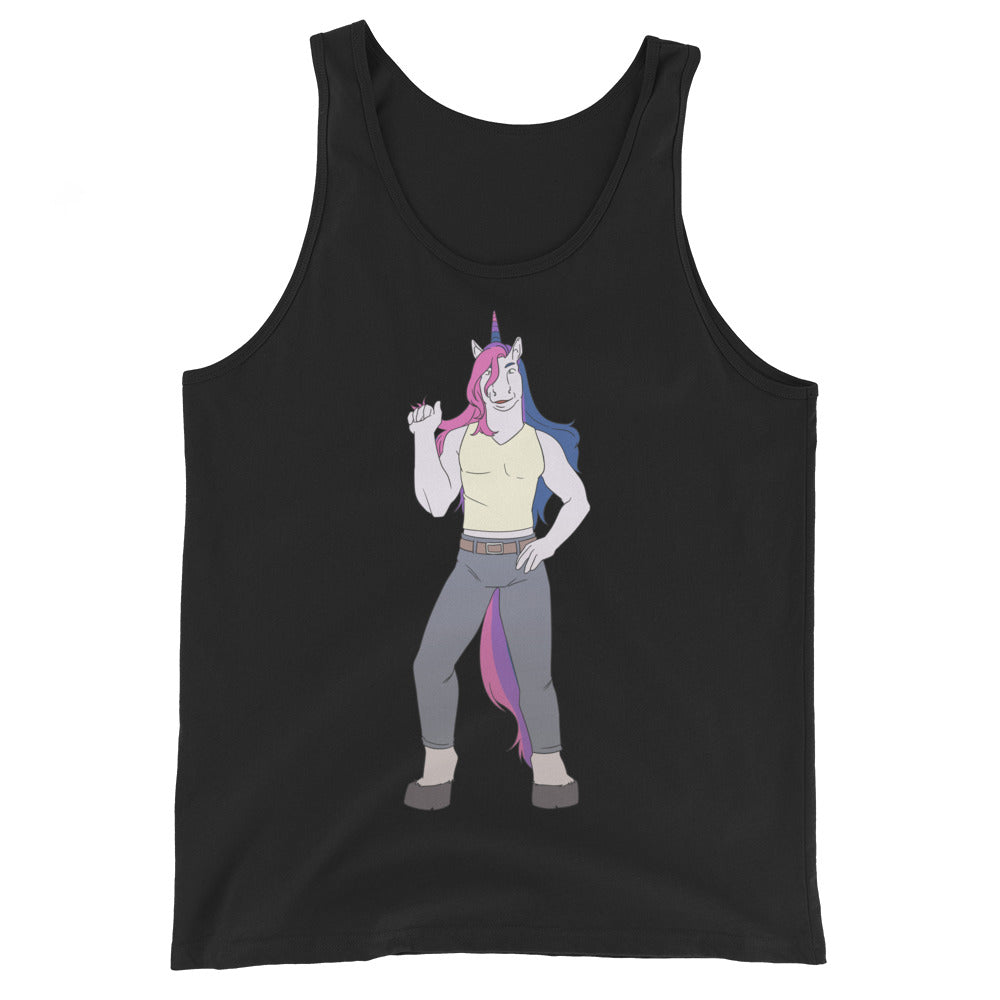 Bisexual Unicorn Unisex Tank Top