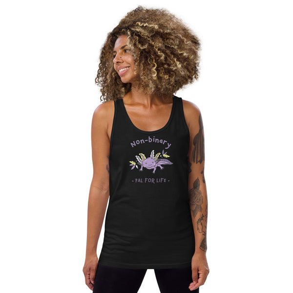 Non-Binary Pal For Life Unisex Tank Top