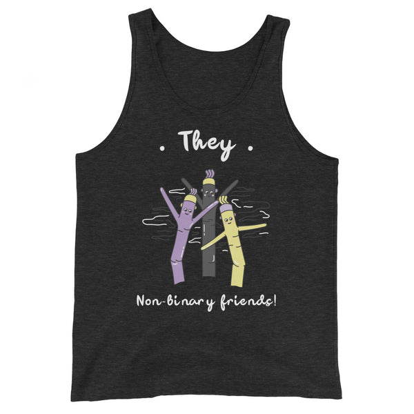 They Non-Binary Friends Unisex Tank Top