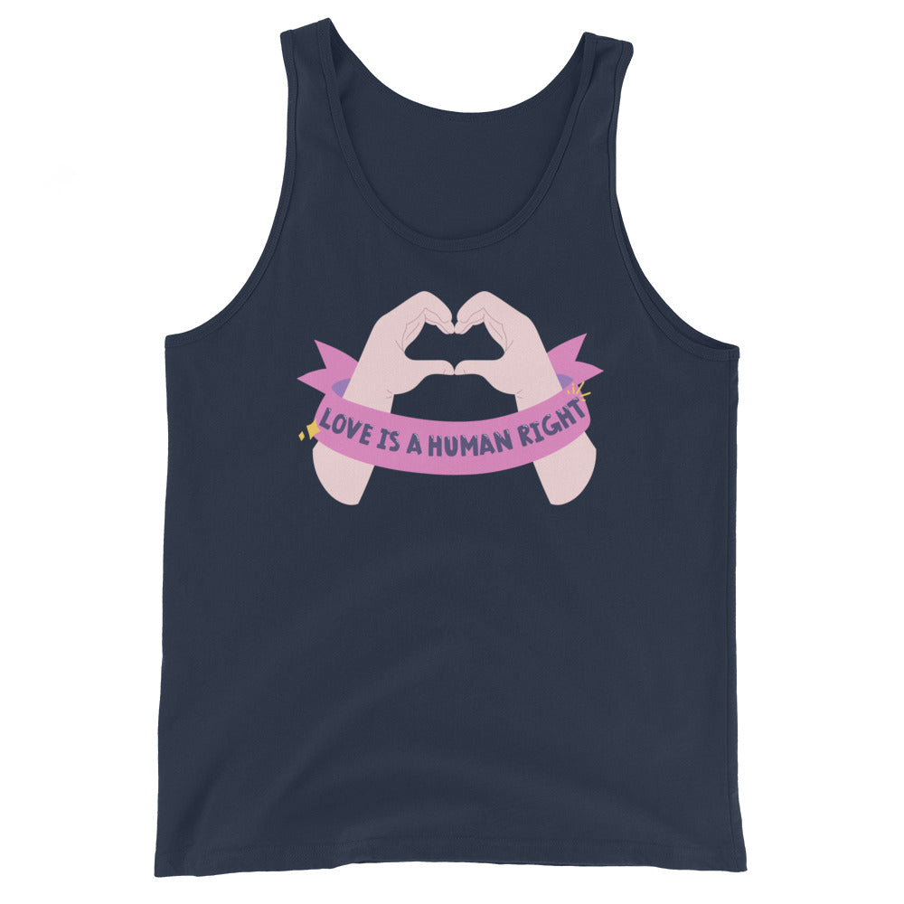 Love Is A Human Right Unisex Tank Top