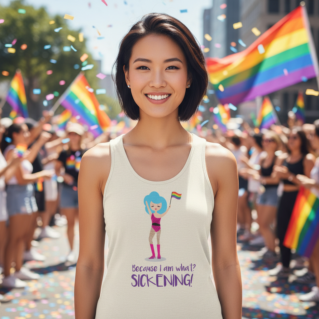 Because I Am What? Sickening! Unisex Tank Top